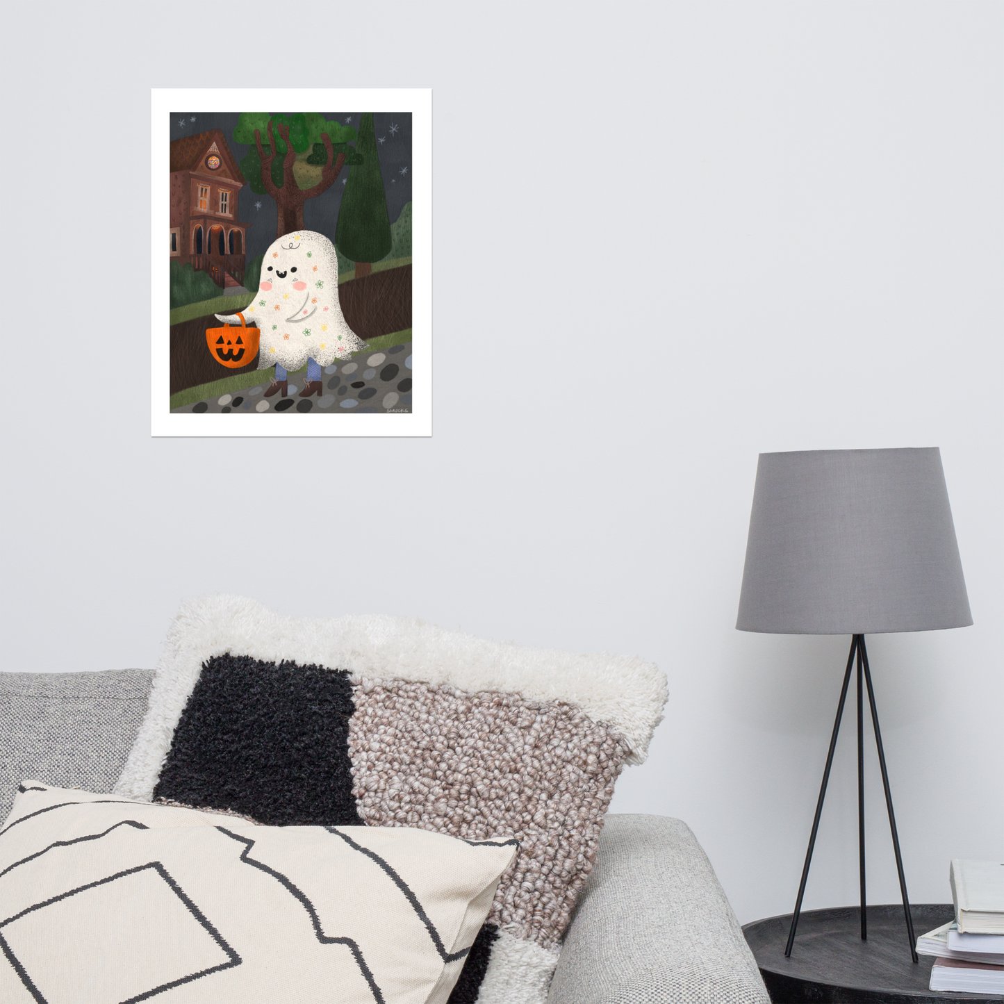Little Ghost Matte Art Poster Print