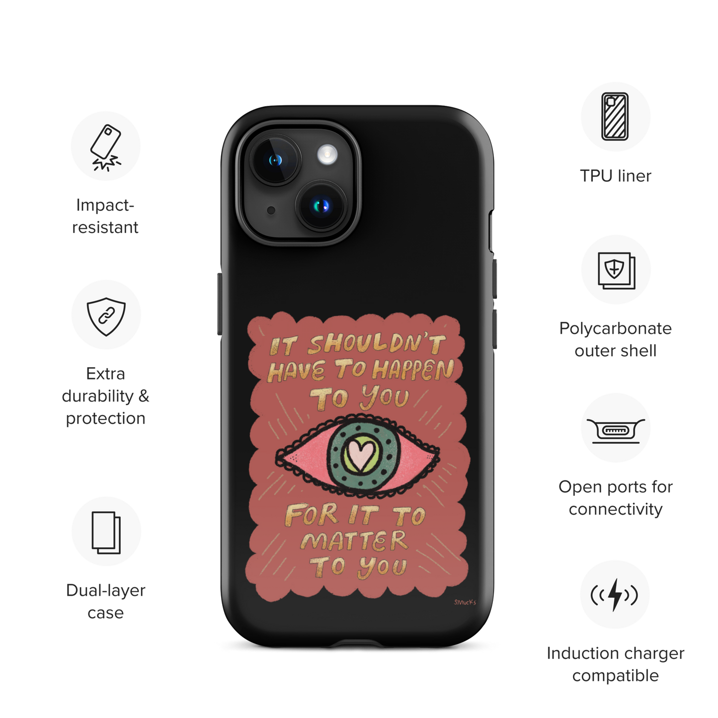 Empathy Tough iPhone Case