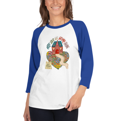 Hate Has No Home Here Unisex Baseball Tee