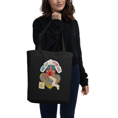 Hate Has No Home Here Organic Eco Tote Bag