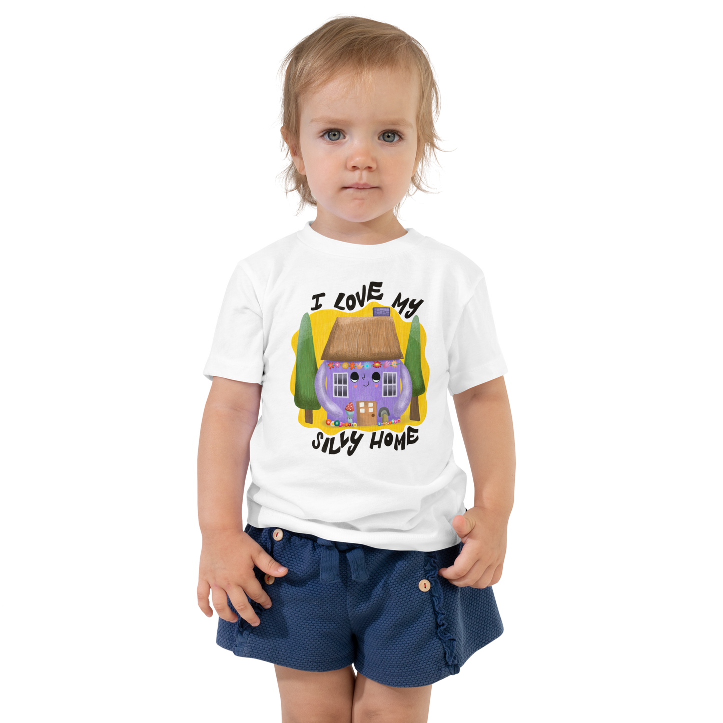 I Love My Silly Home Toddler Short Sleeve Tee