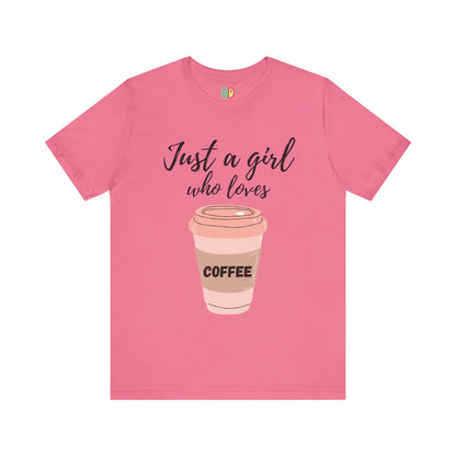 coffee-lovers graphic pink unisex tshirt