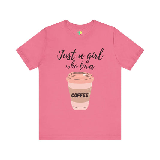 coffee-lovers graphic pink unisex tshirt