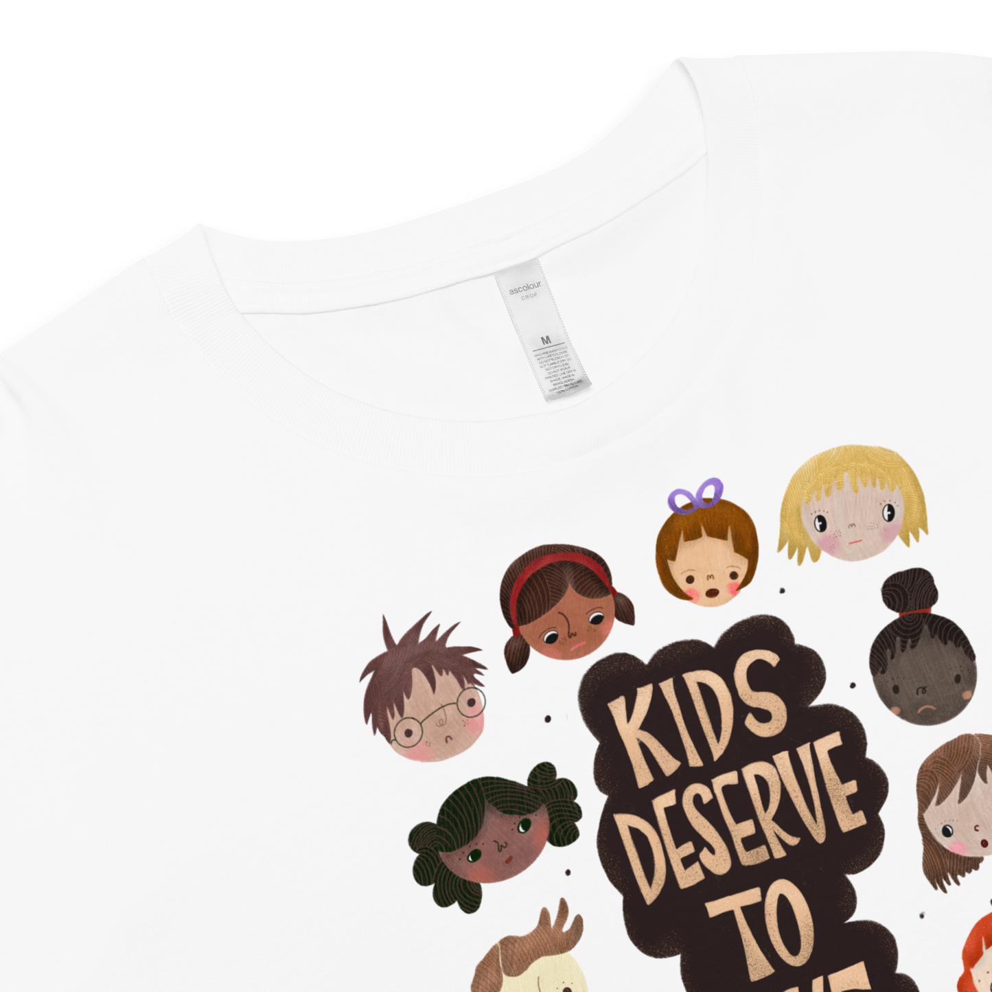 Kids Deserve To Live Crop Top