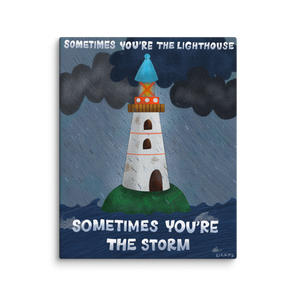 Lighthouse 8x10 Canvas Wall Art