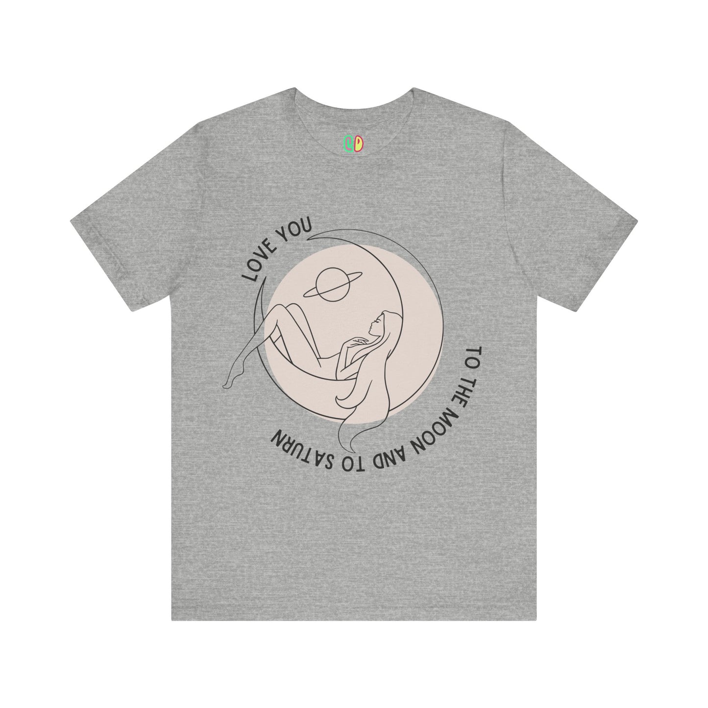 T Swift lyric bohemian moon Love You To The Moon And To Saturn graphic unisex tshirt