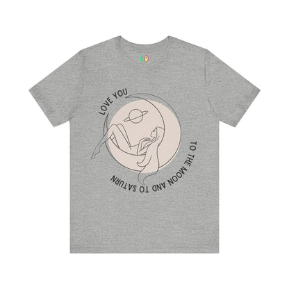 T Swift lyric bohemian moon Love You To The Moon And To Saturn graphic unisex tshirt