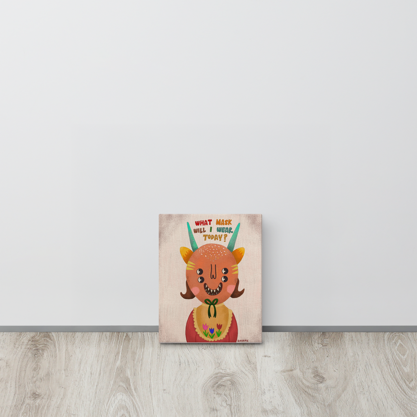 What Mask Will I Wear Today? 8x10 Canvas Wall Art