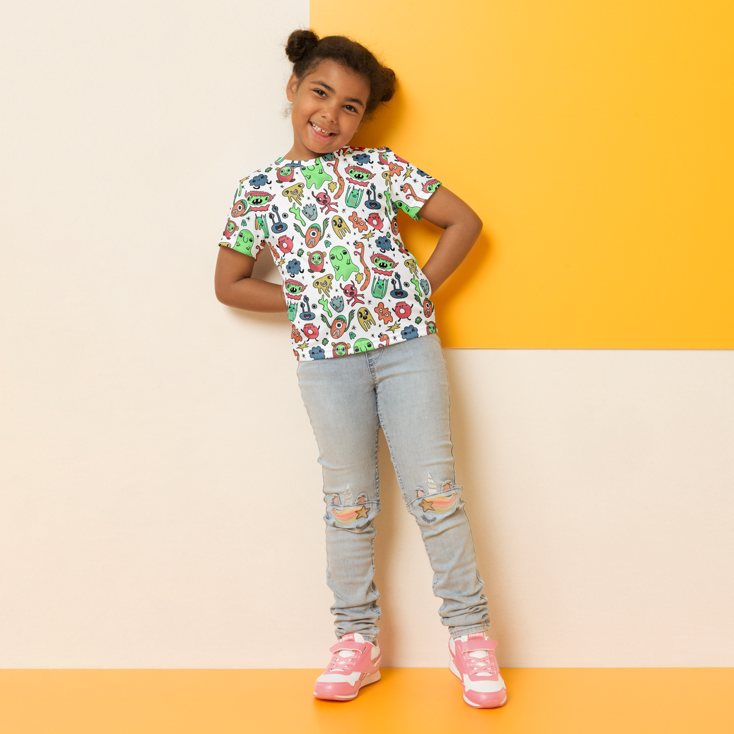 Kids Monster All Over Print Tee