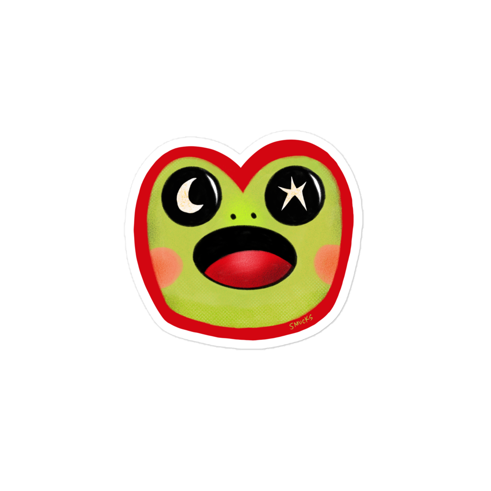 Moon Eye Froggy Sticker