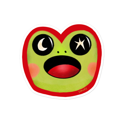 Moon Eye Froggy Sticker