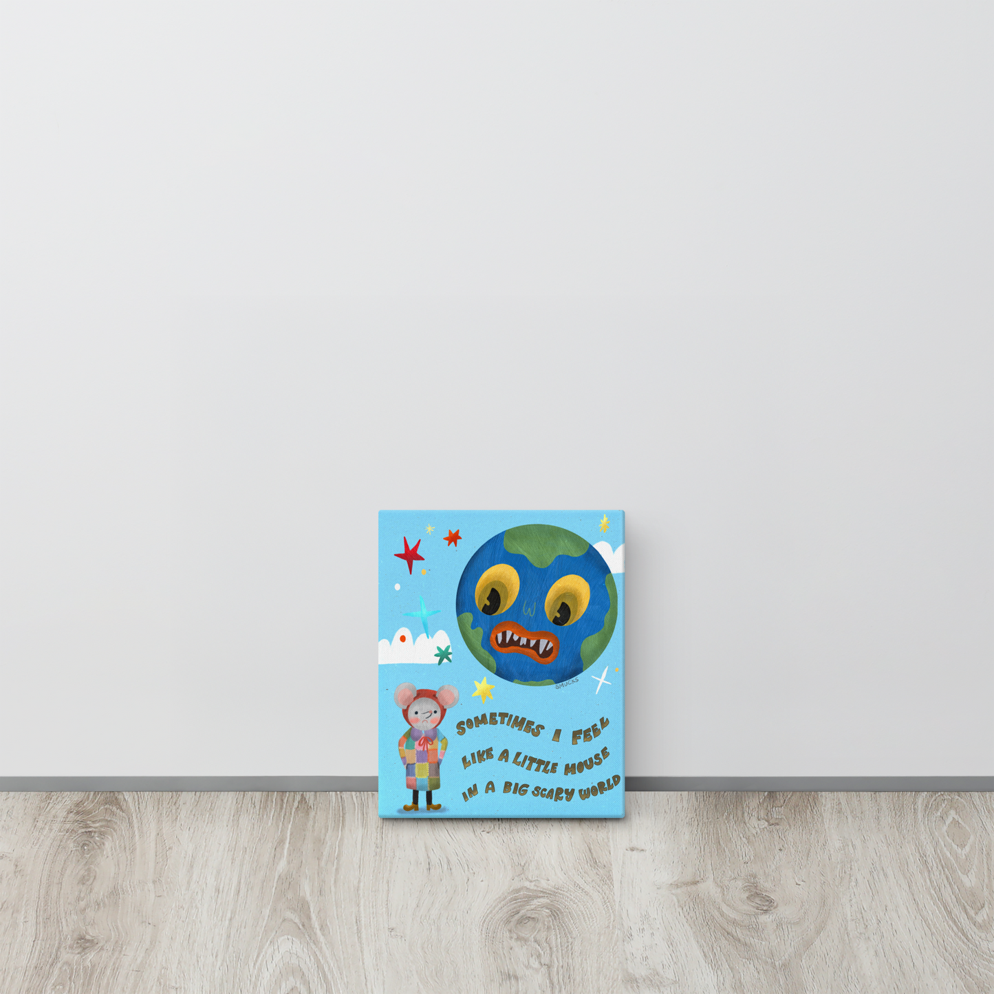 Little Mouse 8x10 Canvas Wall Art