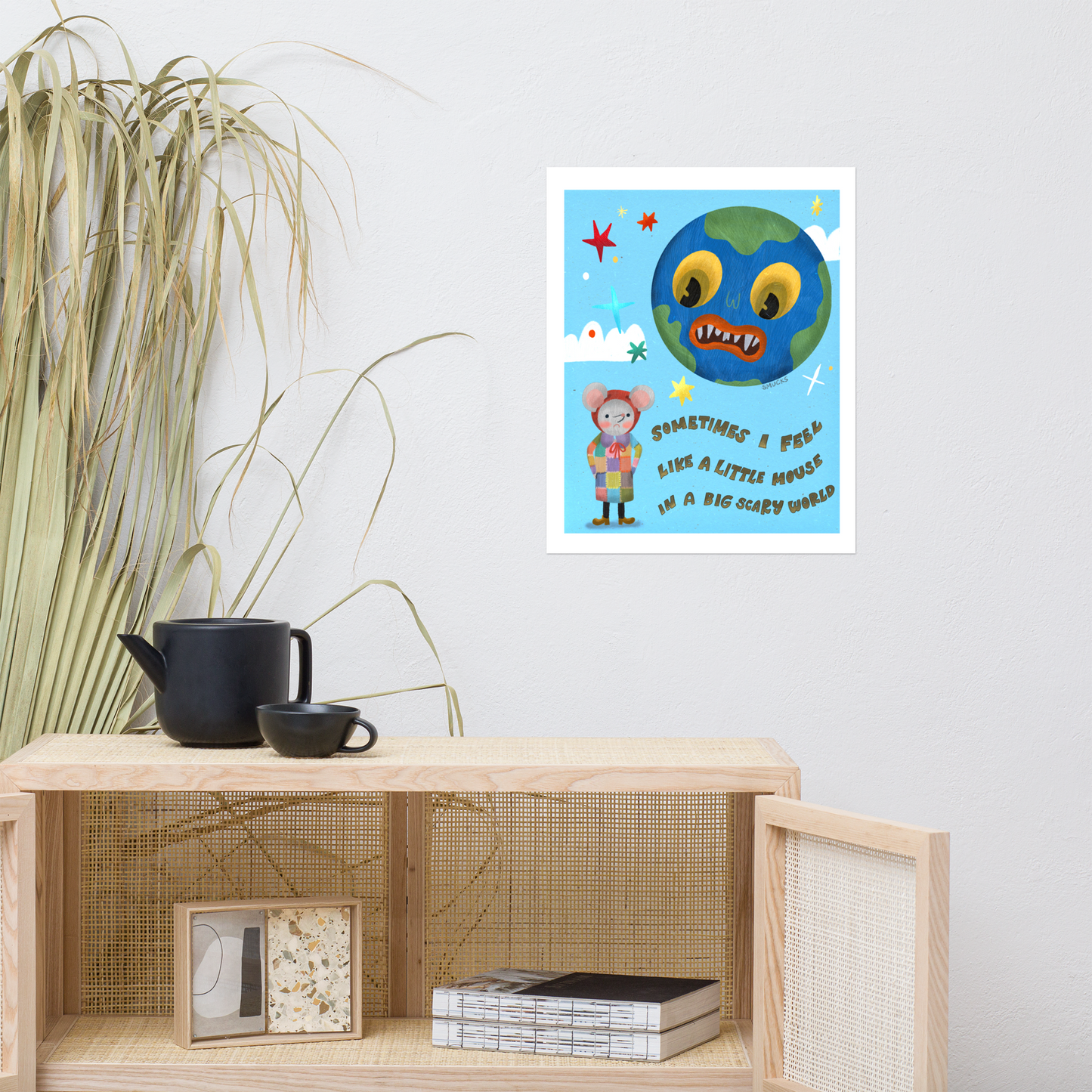 Little Mouse Matte Art Poster Print