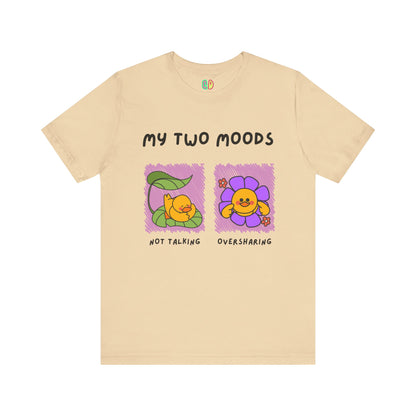 kawaii duck unisex graphic tshirt for introverts and oversharers