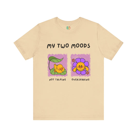 kawaii duck unisex graphic tshirt for introverts and oversharers