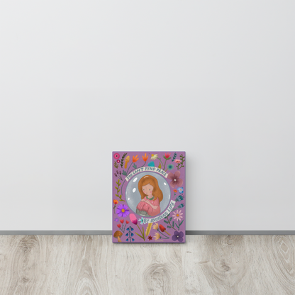 You Can't Find Peace By Avoiding Life 8x10 Canvas Wall Art