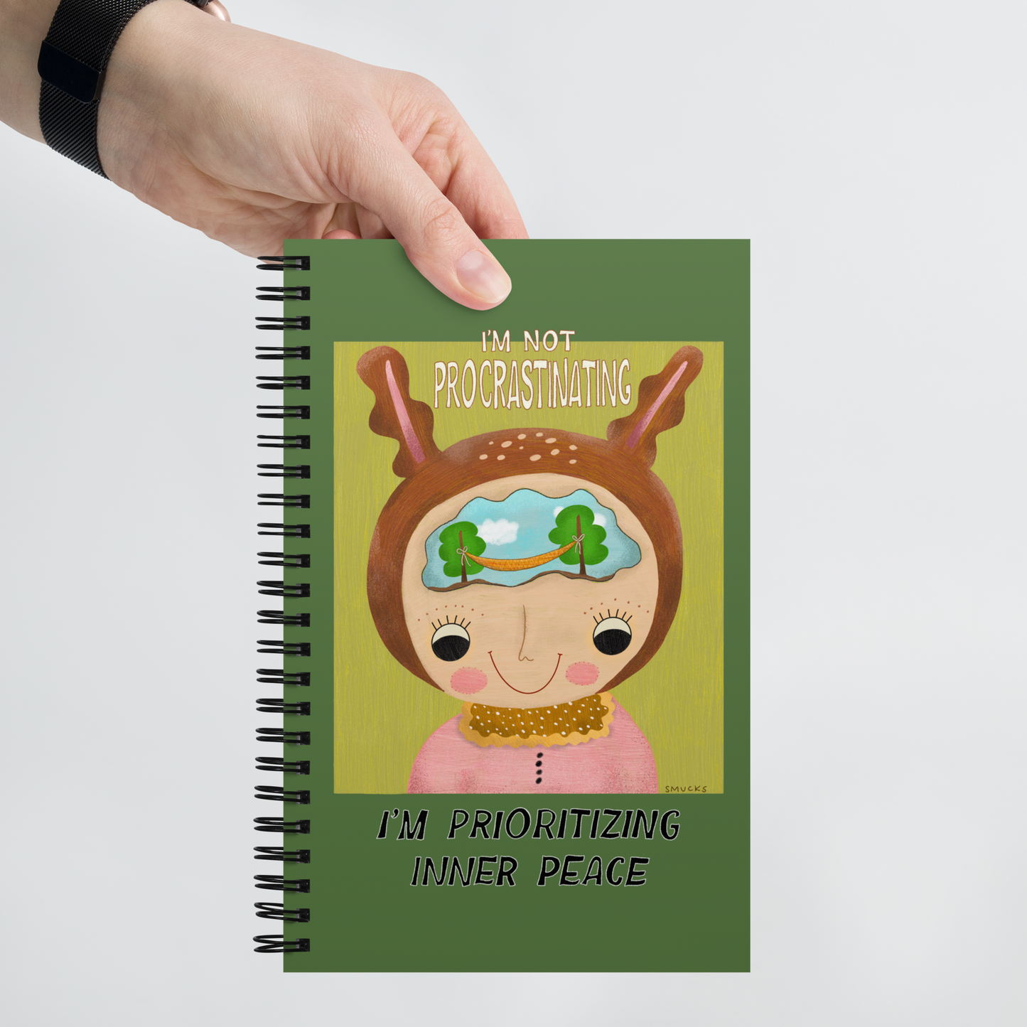 I'm Not Procrastinating Spiral Notebook Journal