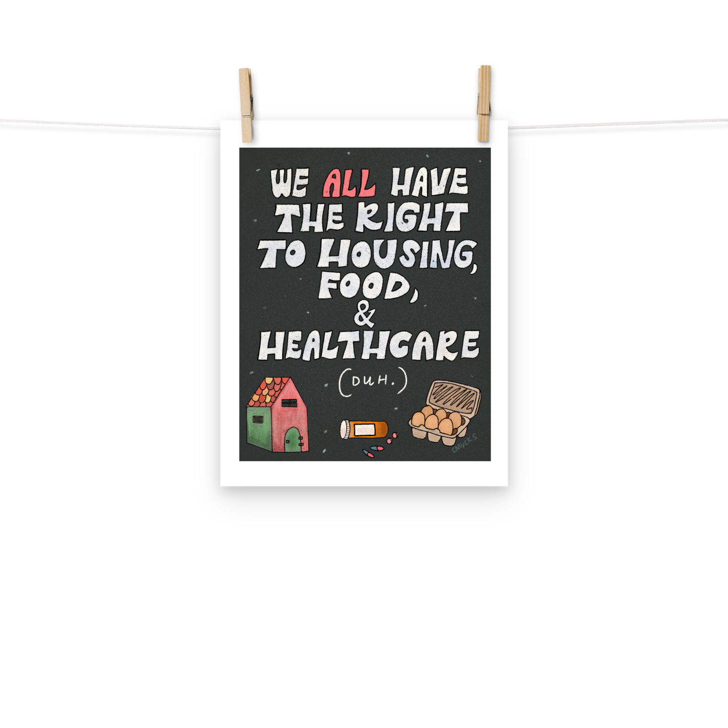 Basic Human Rights Matte Poster Art Print