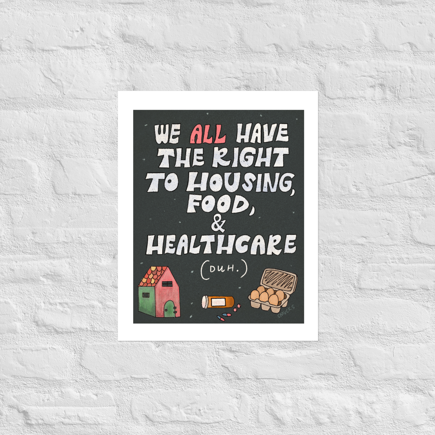 Basic Human Rights Matte Poster Art Print