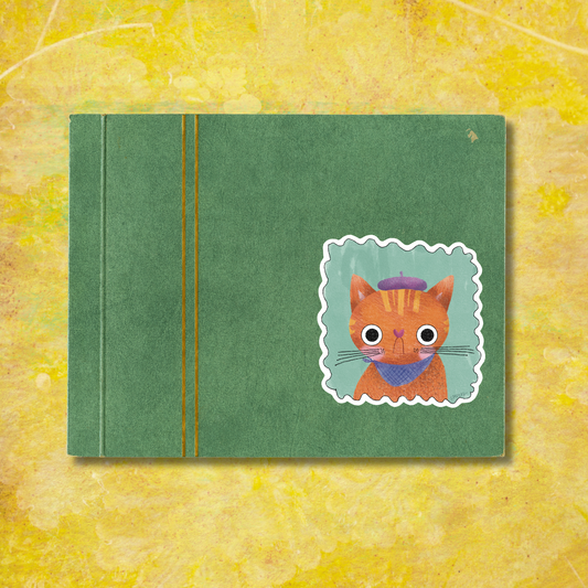 sad cat sticker