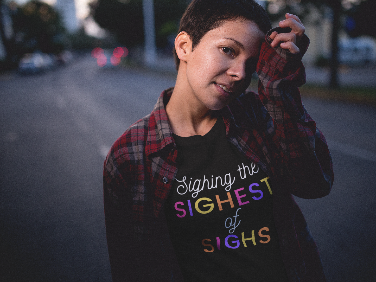 Sighing The Sighest Of Sighs Unisex Graphic Tee