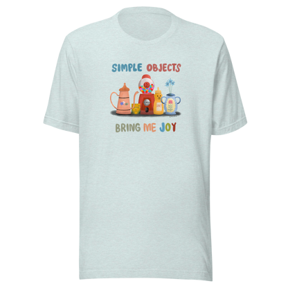 Simple Objects Bring Me Joy Unisex Tee