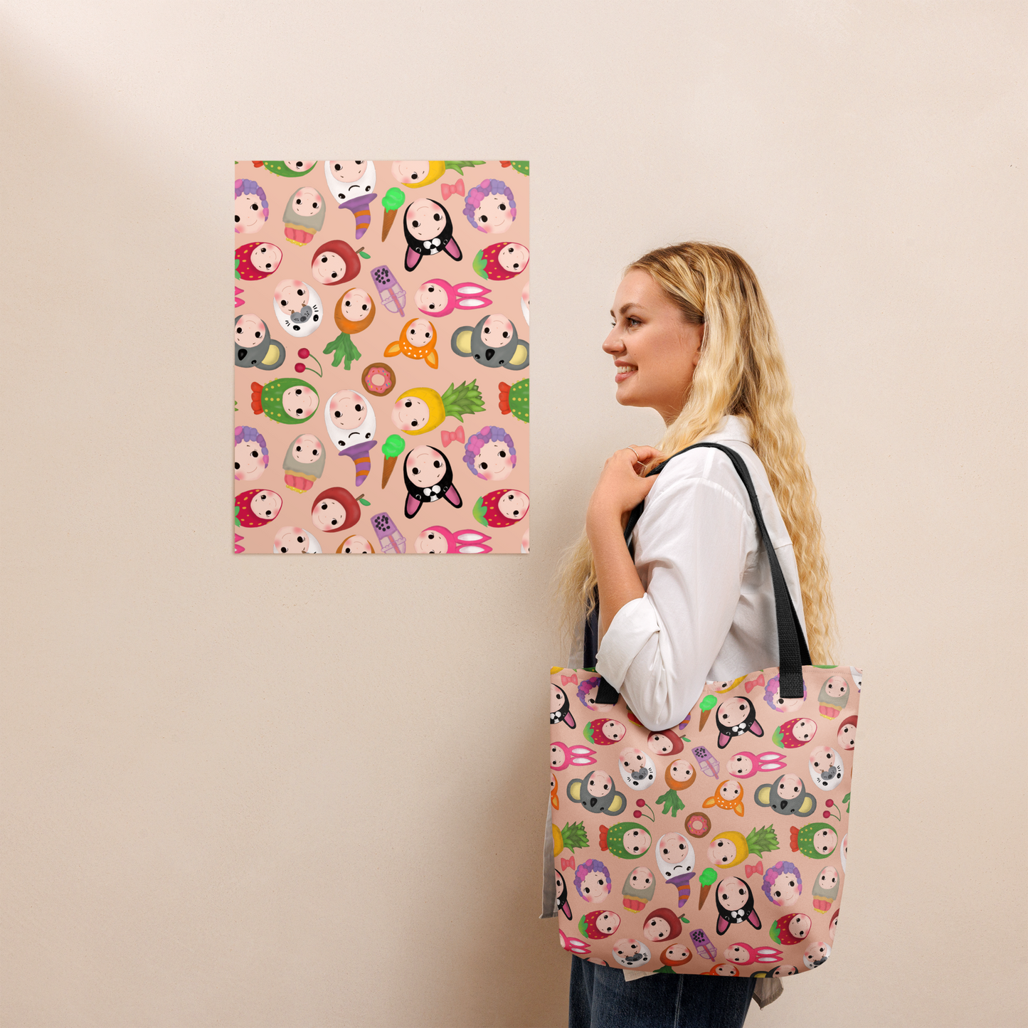 Lil' Sonny Pattern Tote Bag