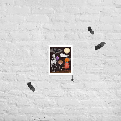 Spooky Crew Matte Art Poster Print