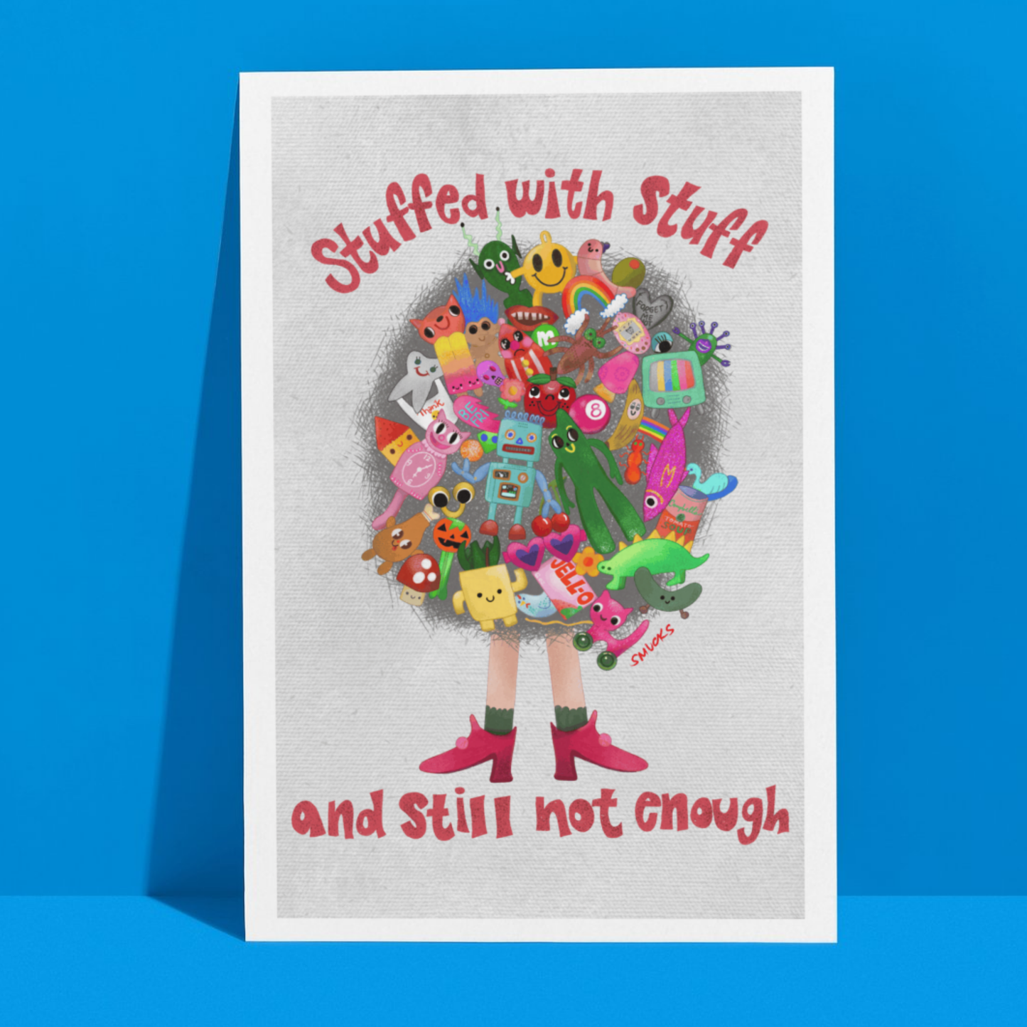 stuffed with stuff art print