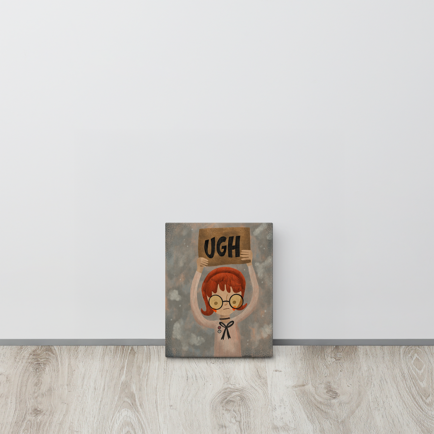 Ugh 8x10 Canvas Wall Art
