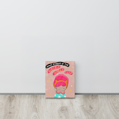 Weird Girls Club 8x10 Canvas Wall Art
