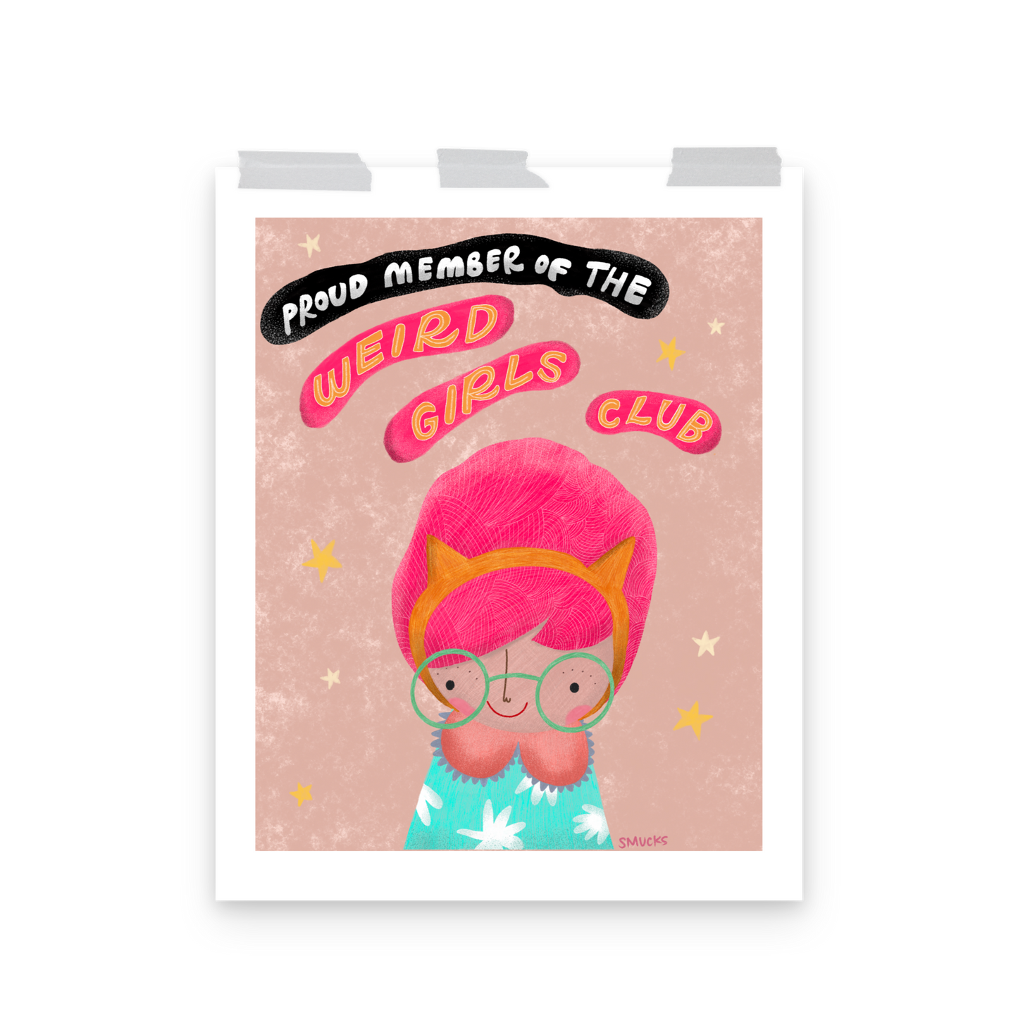 Weird Girls Club Matte Poster Art Print