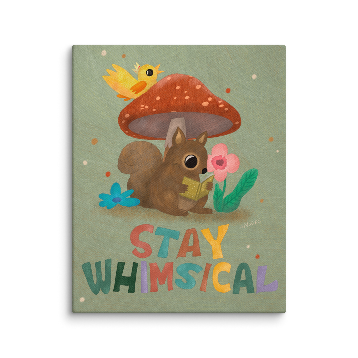 Stay Whimsical 8x10 Canvas Wall Art