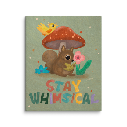 Stay Whimsical 8x10 Canvas Wall Art