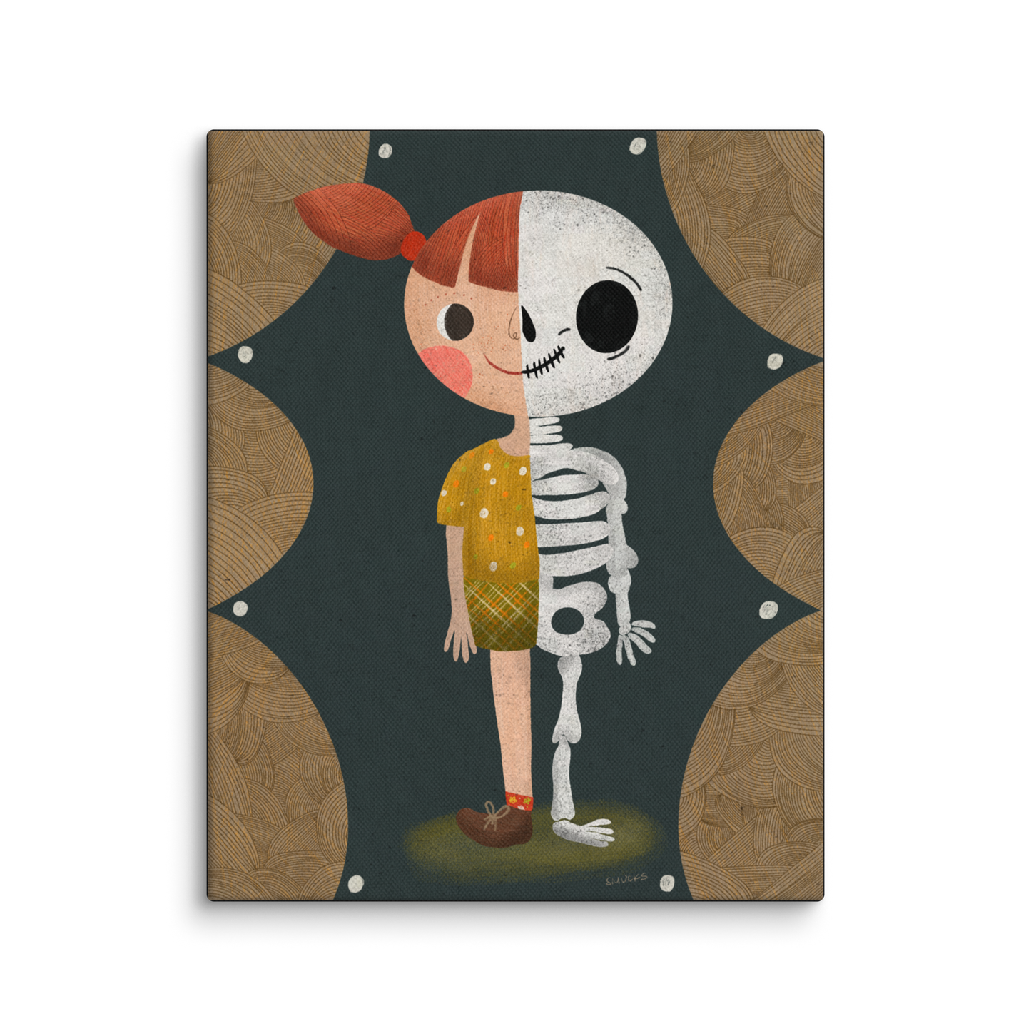 X-Ray Child 8x10 Canvas Wall Art